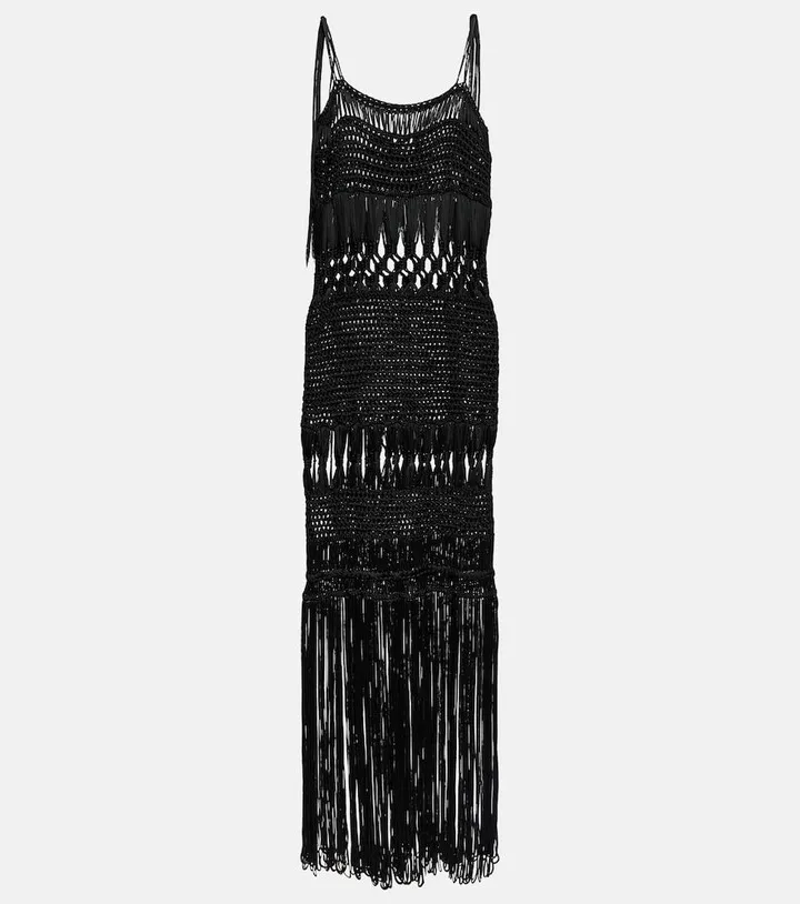 Crochet maxi dress