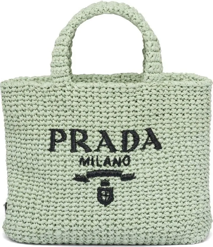 Small Raffia Tote Bag