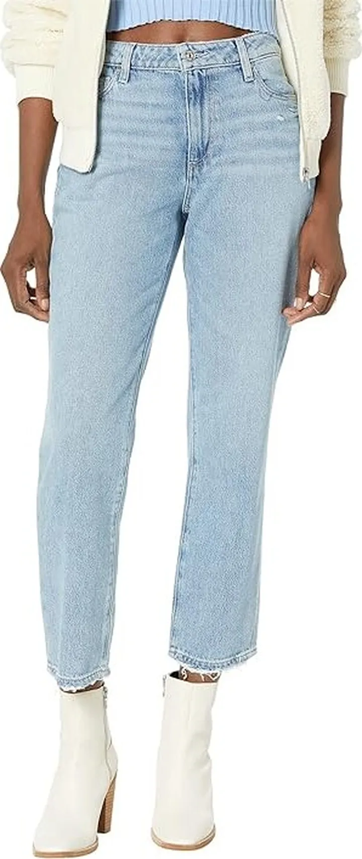 Paige Noella Straight in Gretta Distressed (Gretta Distressed) Women's Jeans