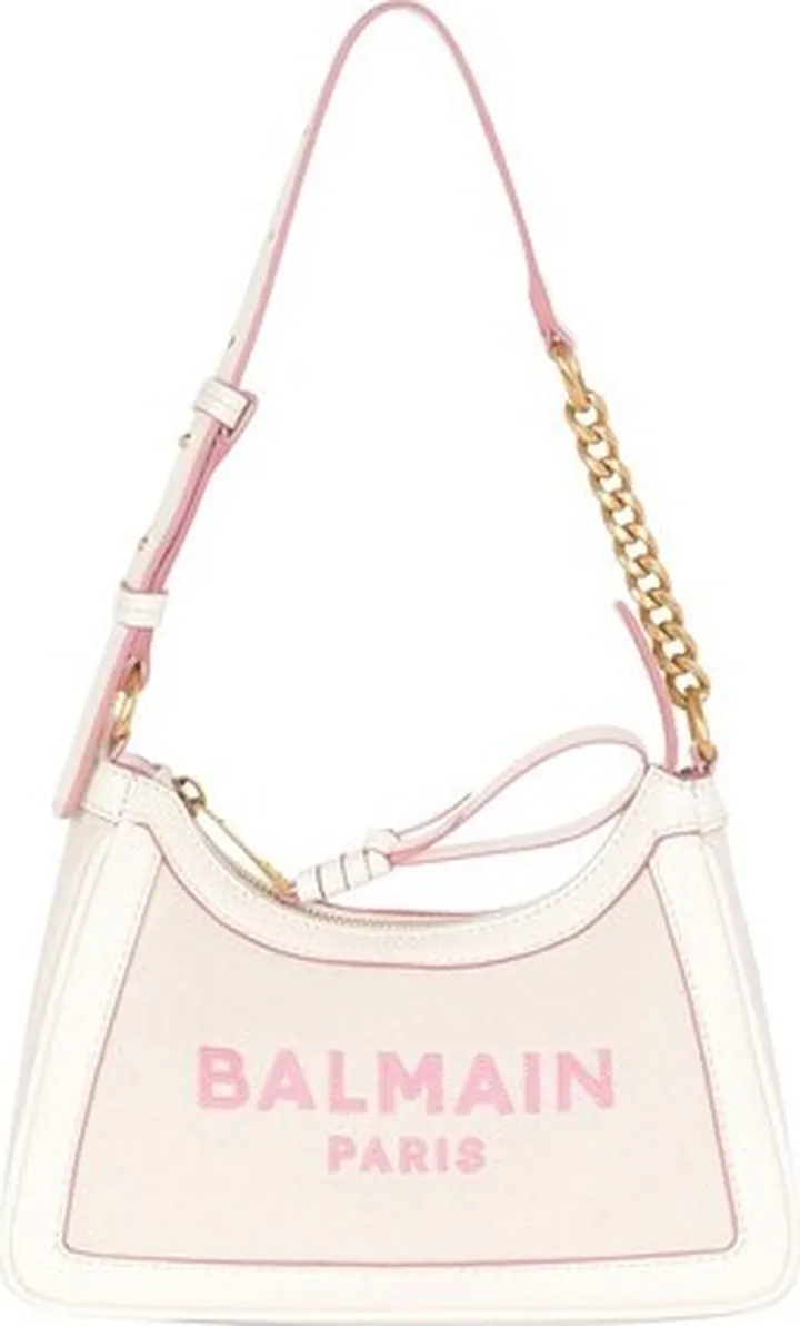 B-Army canvas bag with leather details