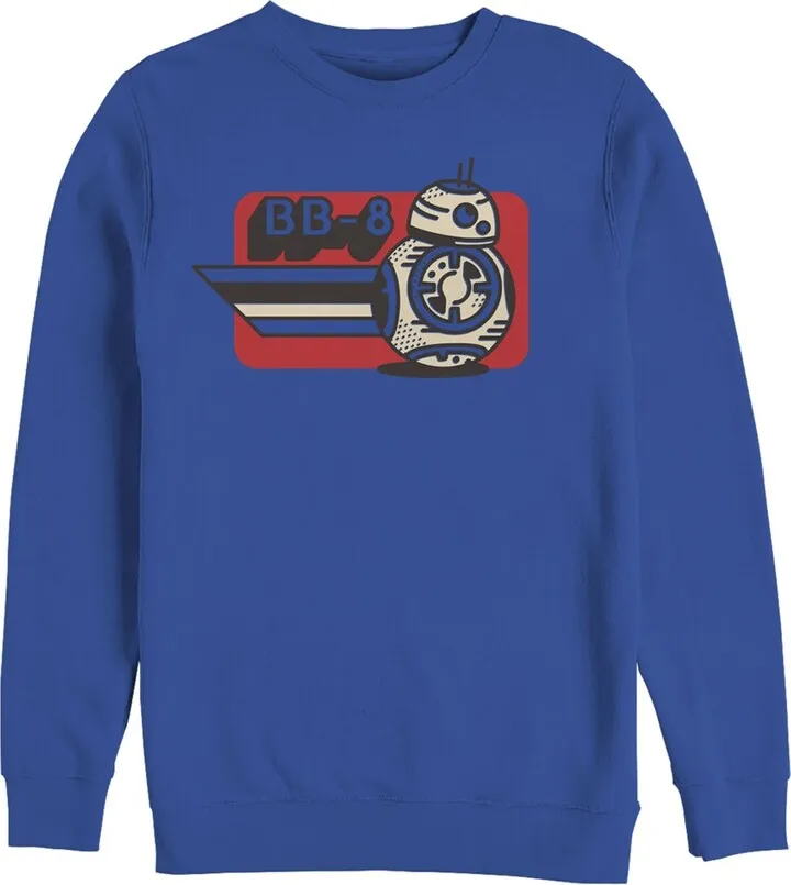 Men's Star Wars: The Rise of Skywalker BB-8 on the Run Sweatshirt - Royal Blue - X Large
