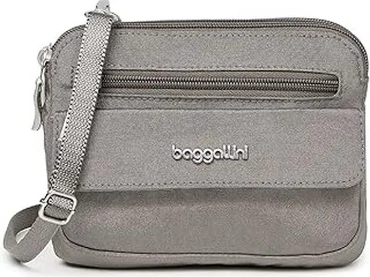 Baggallini Modern Everywhere Mini (Sterling Shimmer) Cross Body Handbags
