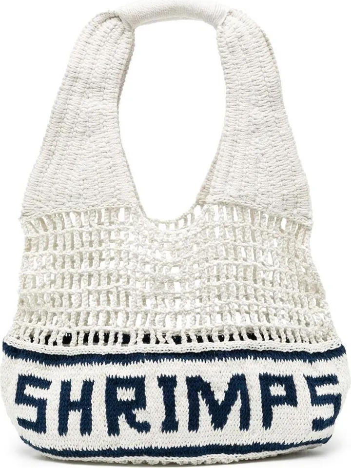 Ariel macrame knotted tote bag