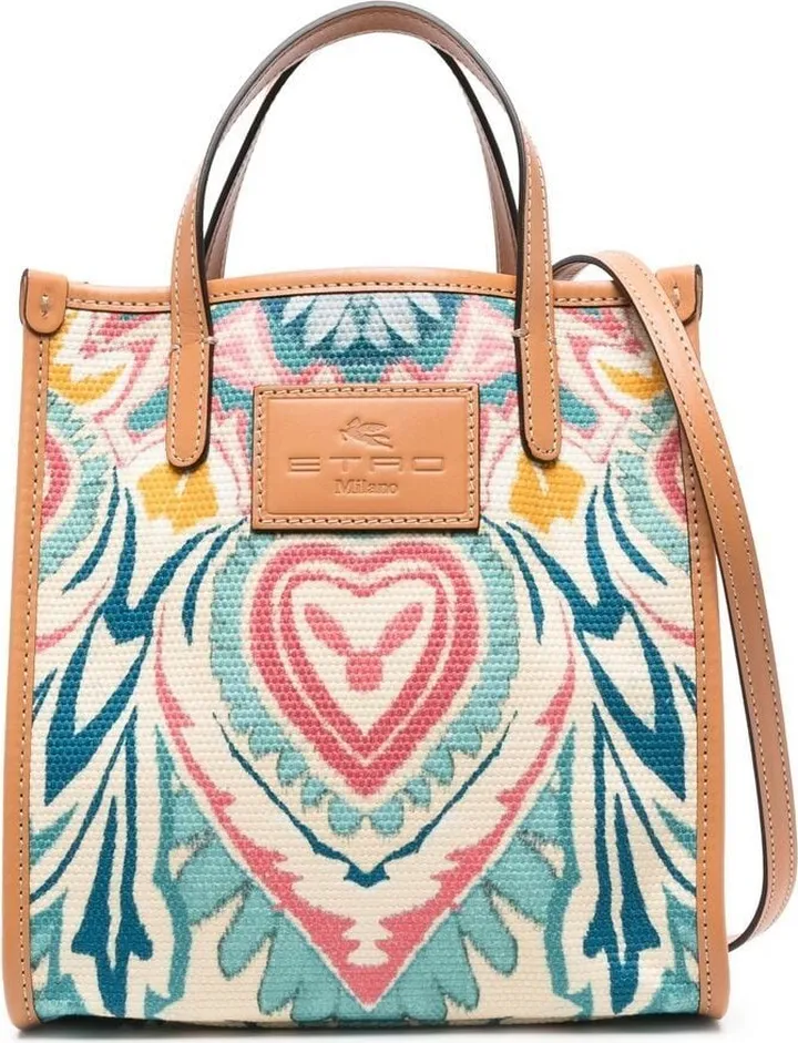 Globe Trotter print tote bag