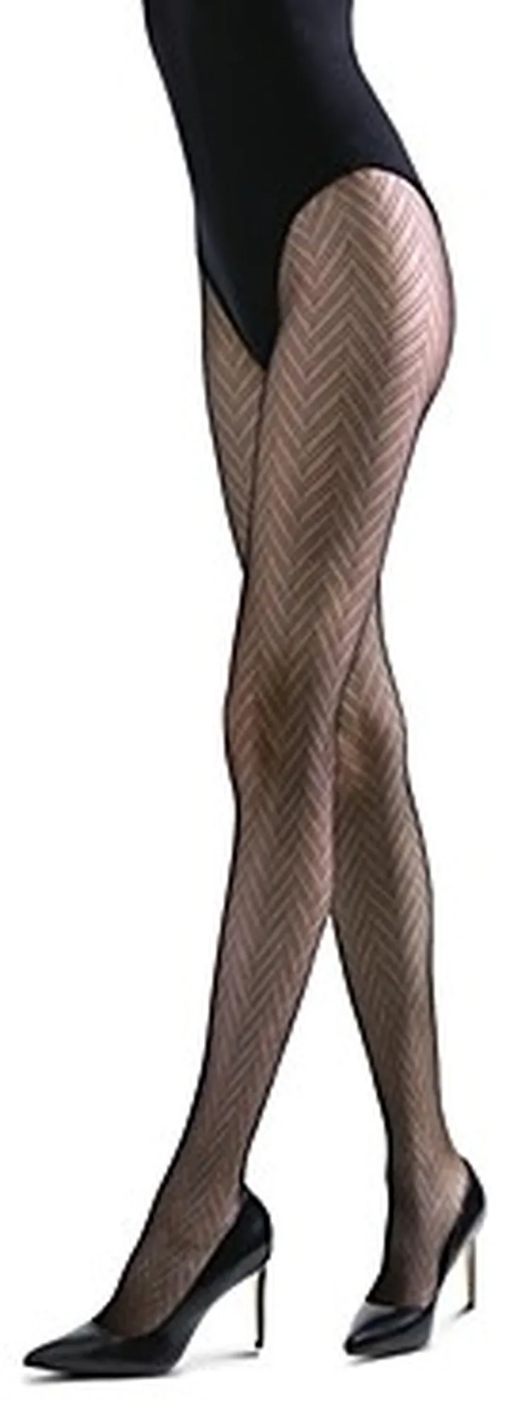 Natori Herringbone Net Tights