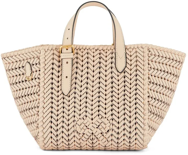 Small The Neeson Woven Leather Tote