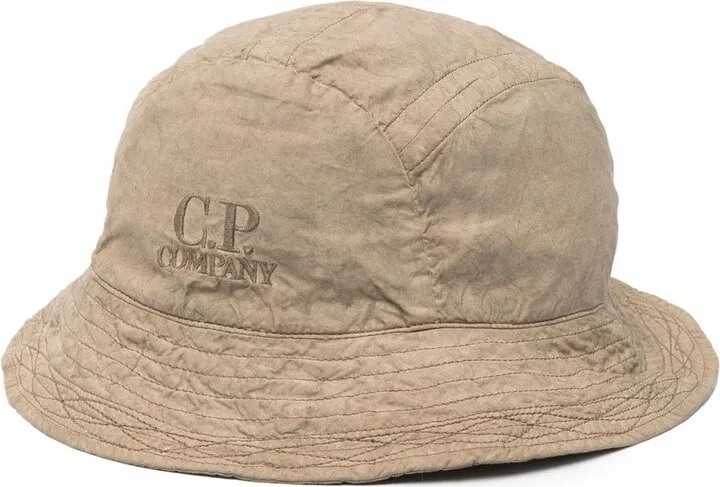 Logo-Embroidered Cotton Bucket Hat