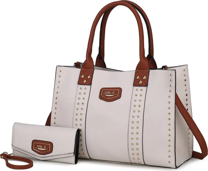 Davina Vegan Leather Women’s Tote Bag with wallet