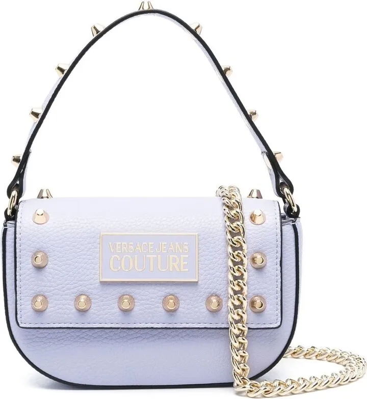 Studded Chain-Strap Tote Bag