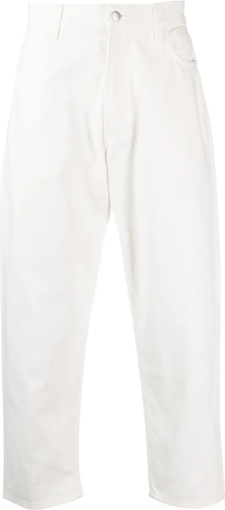 Washed Tapered Denim Jeans