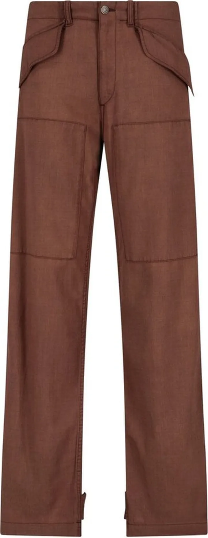 Etro High-Rise Straight-Leg Cargo Trousers