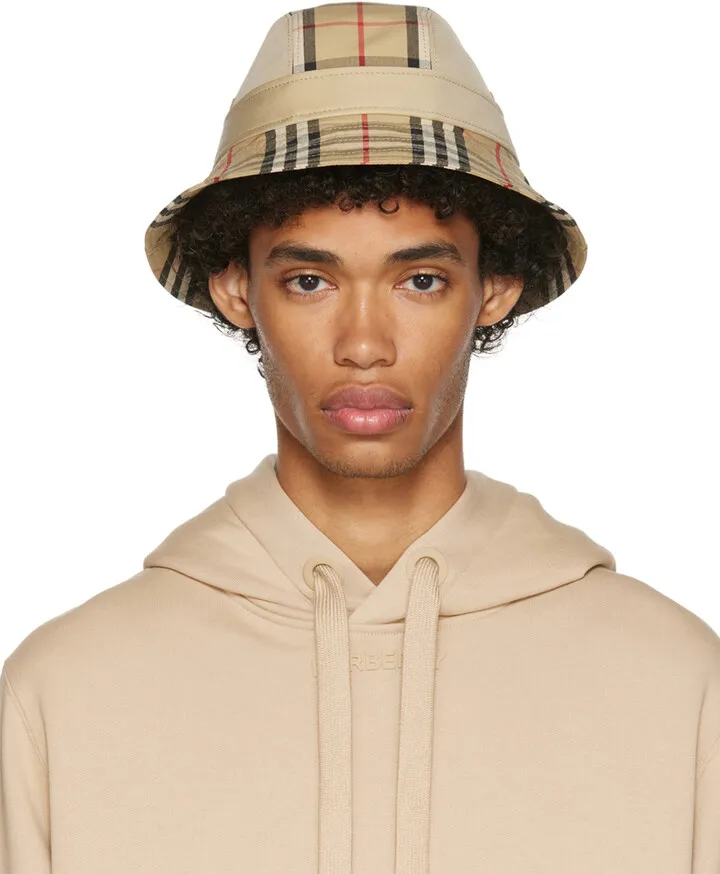 Burberry Beige Supernova Bucket Hat