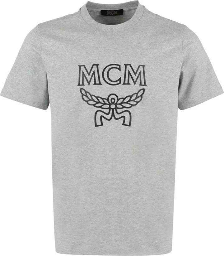 MCM Logo Printed Crewneck T-Shirt
