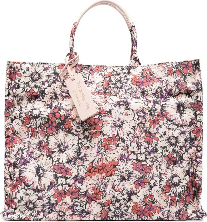 Never Without floral-print tote bag