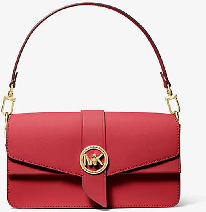 Greenwich Medium Saffiano Leather Shoulder Bag