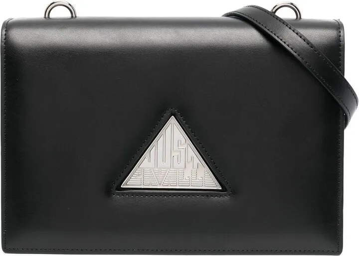 Logo-Plaque Leather Tote Bag