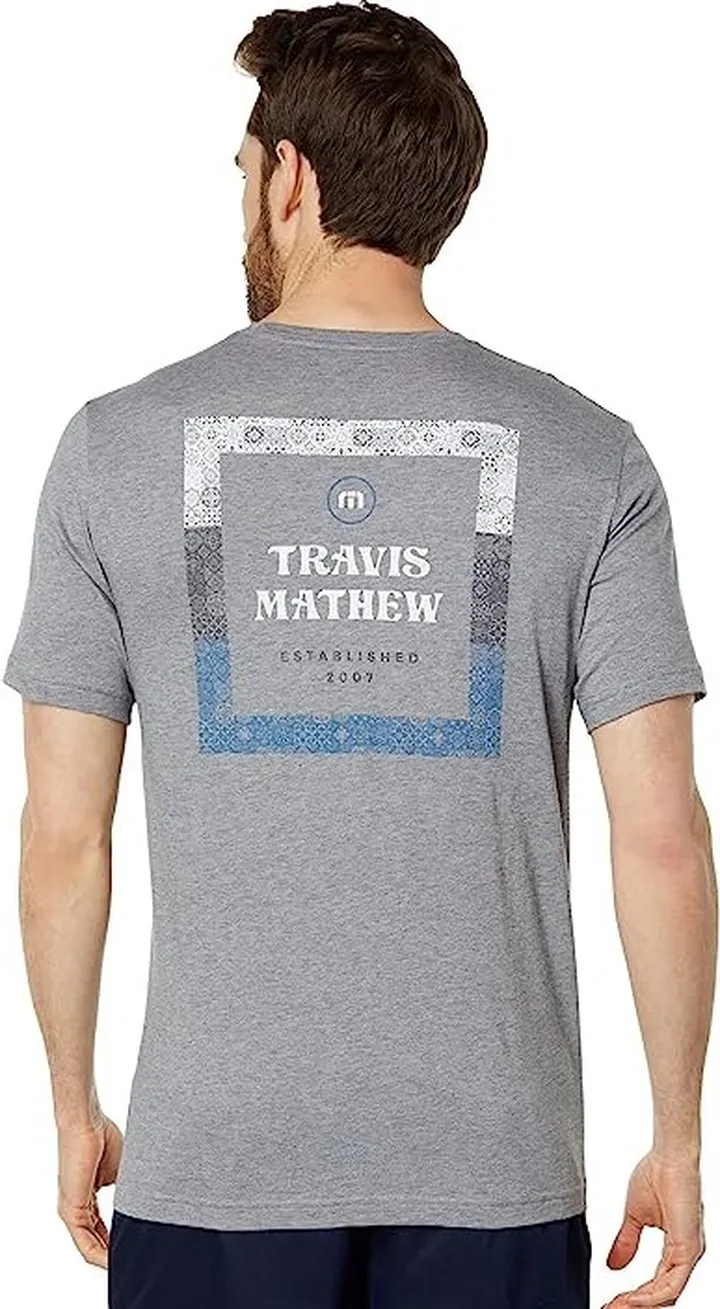 TravisMathew Bogota (Heather Grey) Men's T Shirt