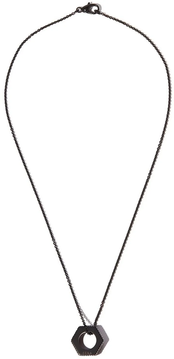 18kt Black Gold Diamond Necklace