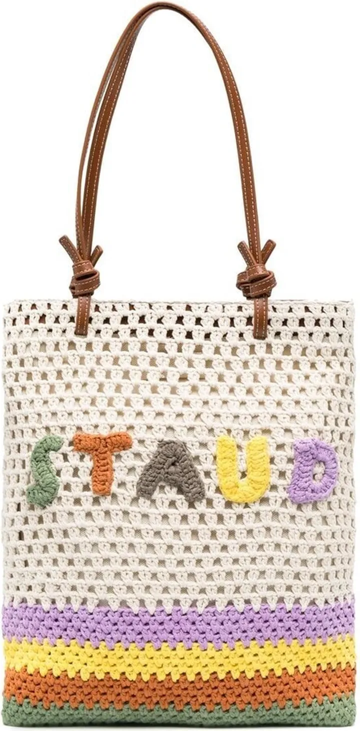 Crochet-Knit Tote Bag