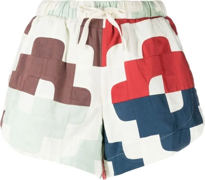 Cari Patchwork Shorts