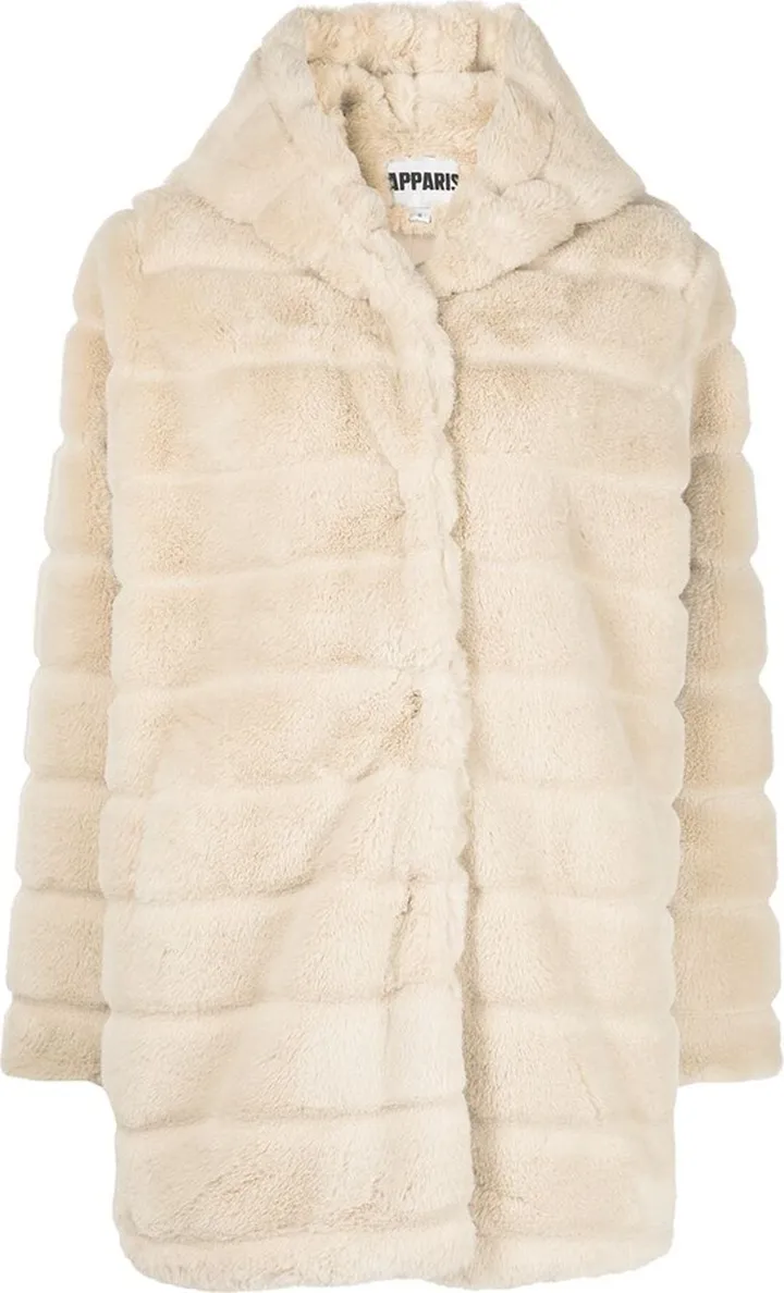 Hazel faux-fur coat