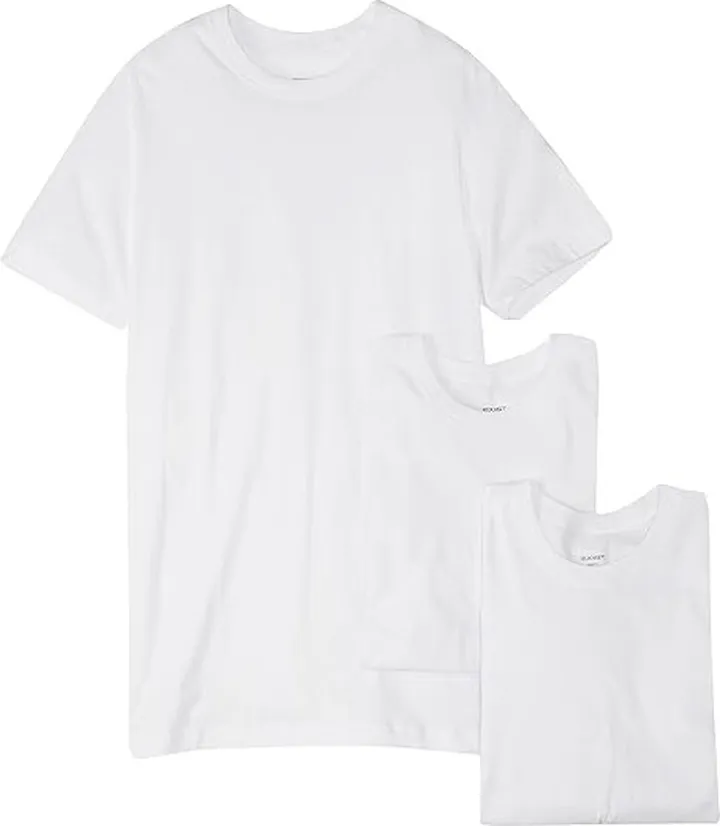 2(X)IST 3-Pack ESSENTIAL Crew Neck T-Shirt (White New Logo) Men's Underwear