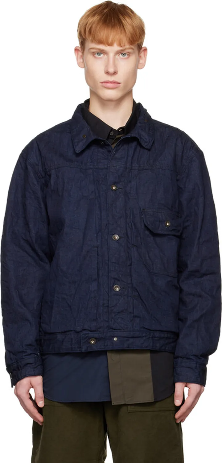 Engineered Garments Indigo Trucker Denim Jacket