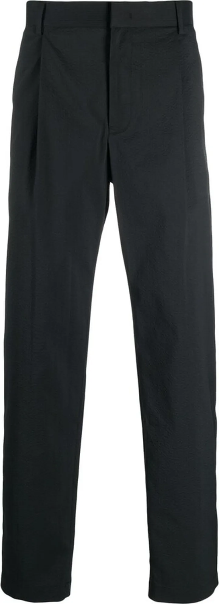 Pleated Straight-Leg Trousers