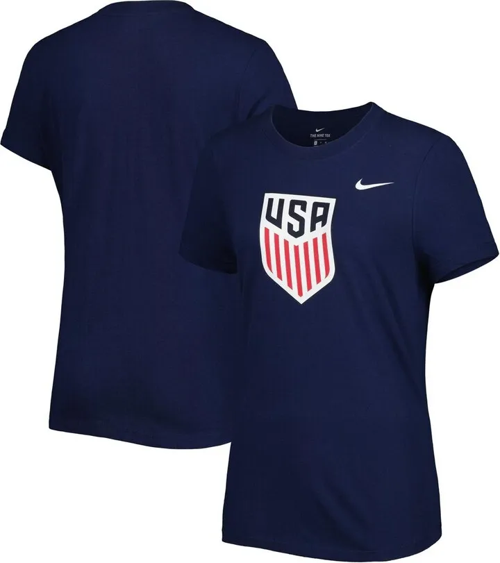 Women's Nike Navy Usmnt Club Crest T-shirt