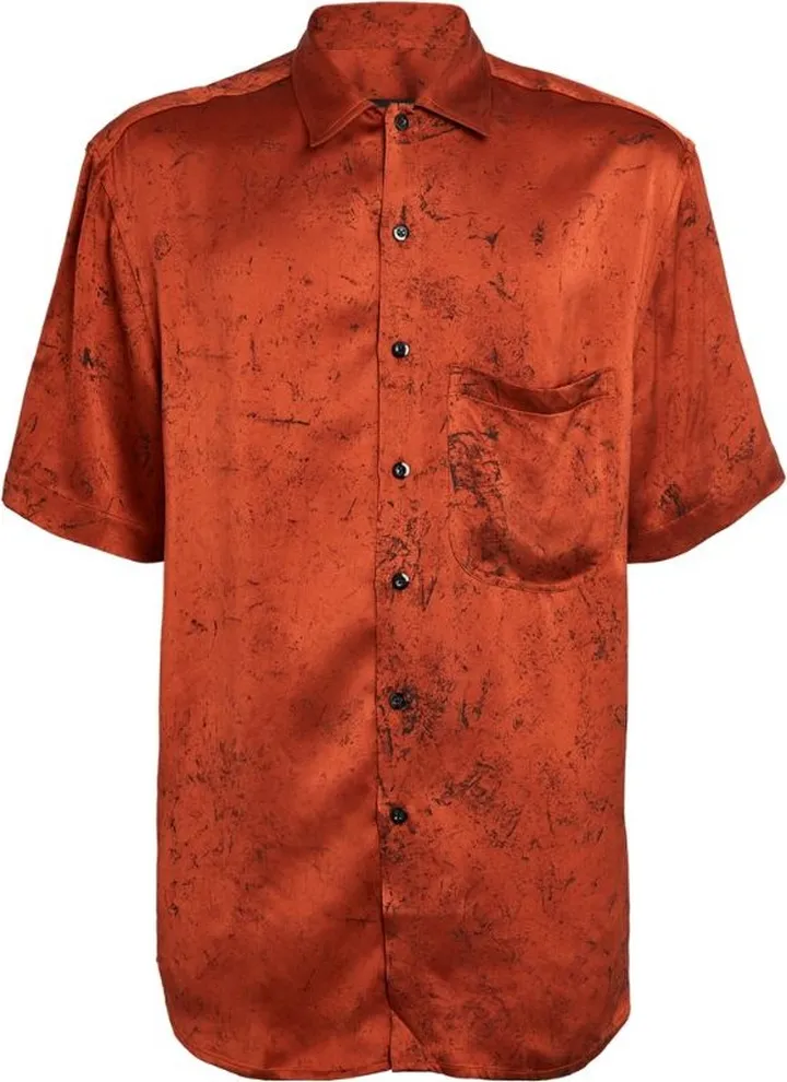 Song For The Mute Splatter Print Shirt