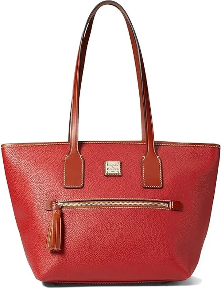 Dooney & Bourke Pebble Small Tote (Red) Handbags