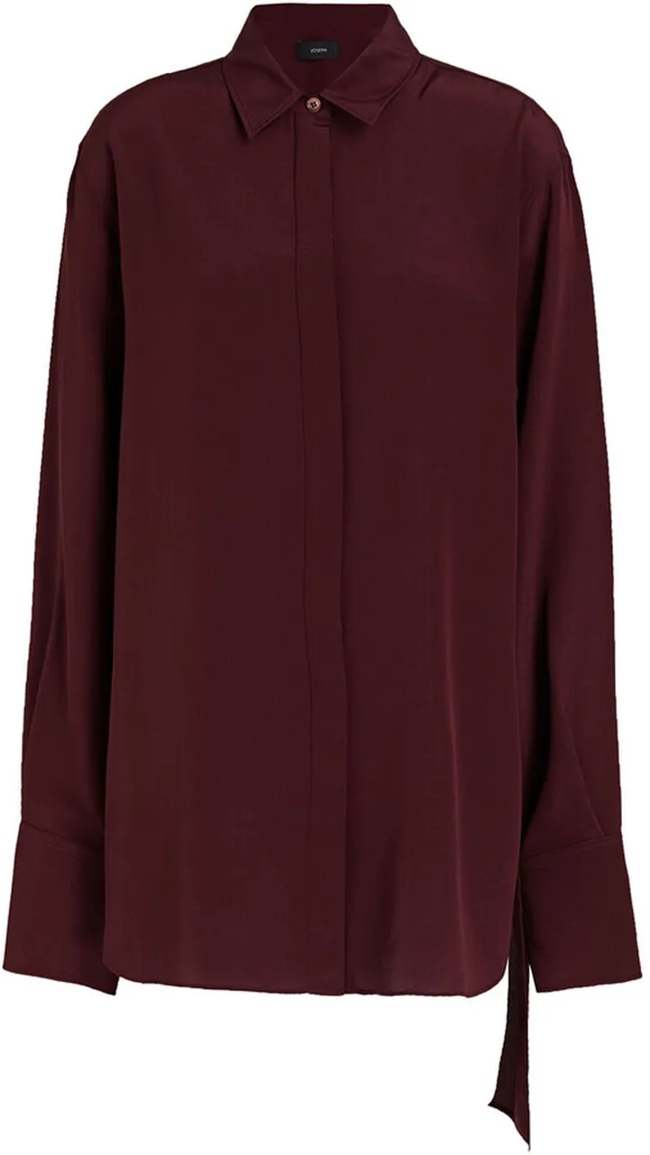 Silk crepe de chine shirt