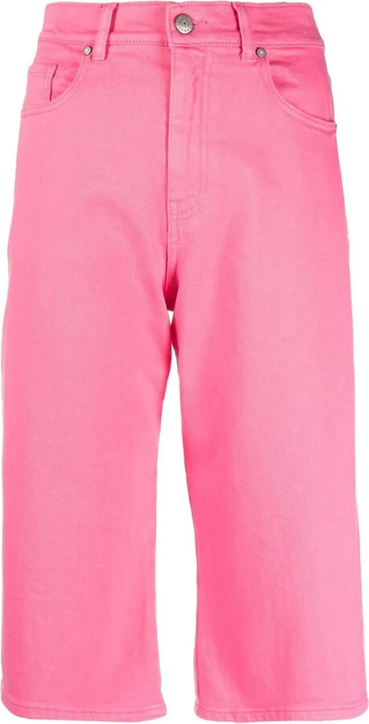 Long-Length Denim Shorts