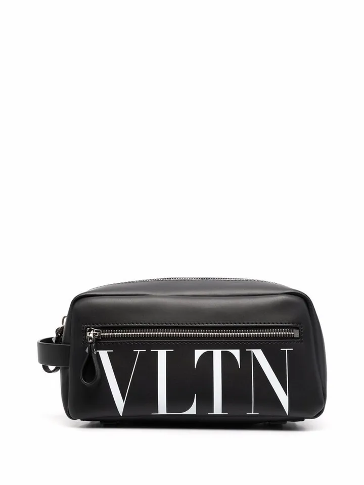 VLTN-print wash bag