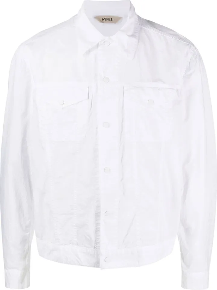 Chest Flap-Pocket Denim Jacket