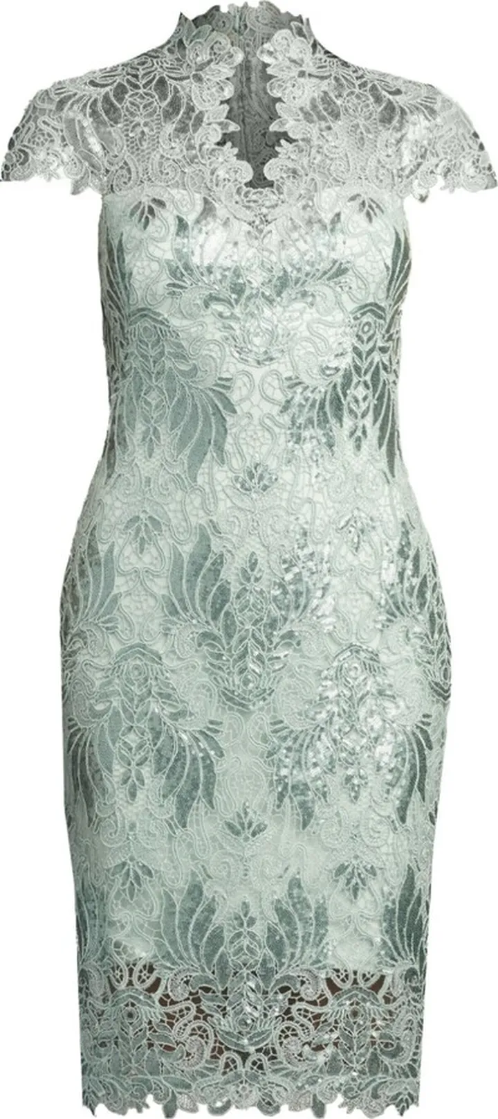 Brinnan sequin-embroidered tulle dress