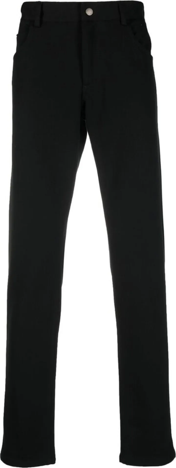 Logo-Plaque Straight-Leg Trousers