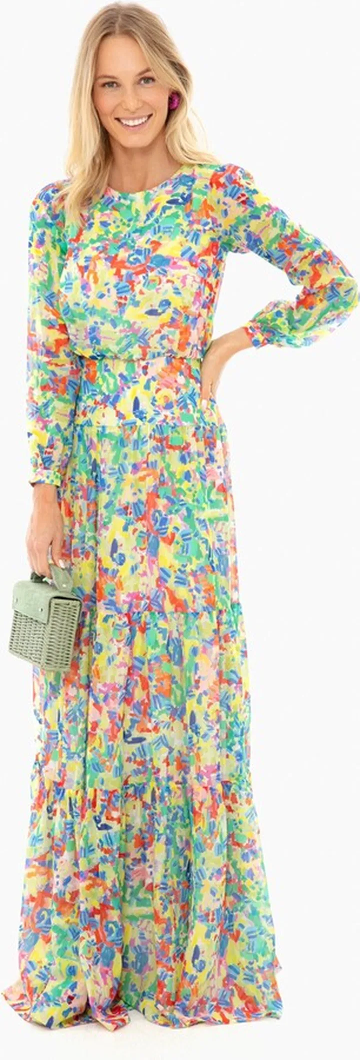 Summer Confetti Isabel Long Dress