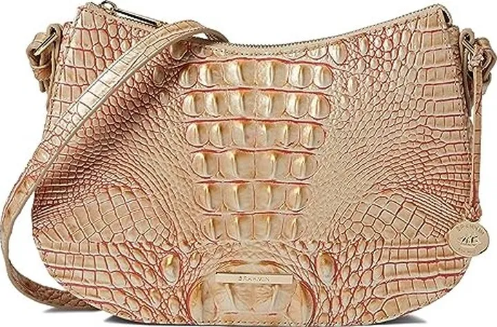 Brahmin Melbourne Shayna Crossbody (Sunkiss) Handbags
