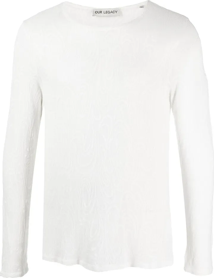 psychedelic-print long-sleeve T-shirt