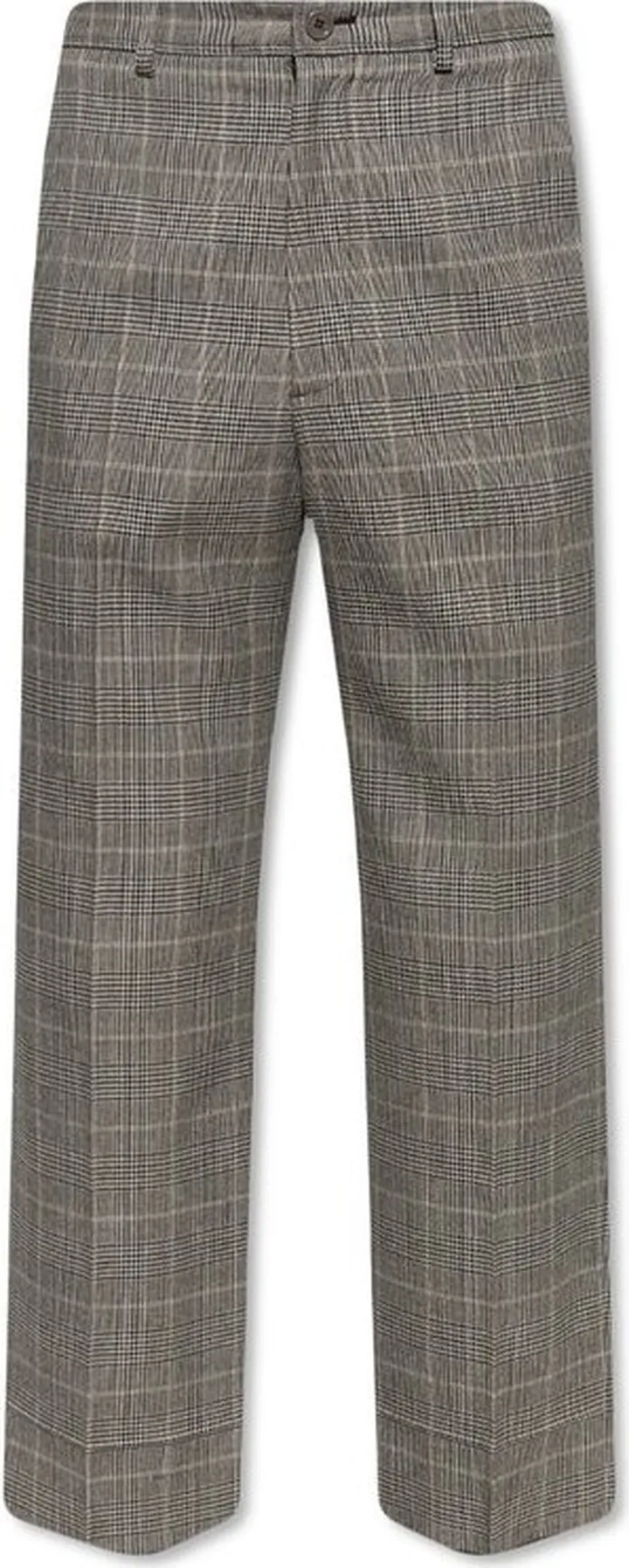 Gucci Checked Cropped Trousers