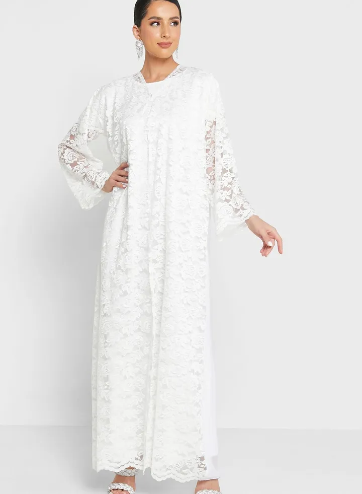 Lace Detail Abaya