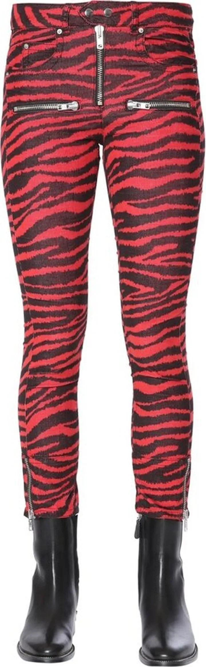 Isabel Marant Étoile Zebra Print Skinny Pants