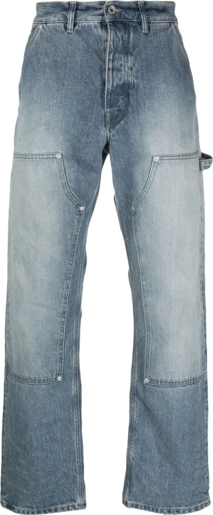 Faded Loose-Fit Jeans