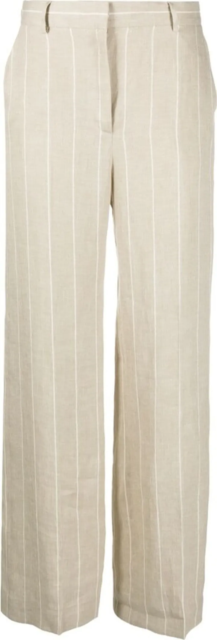 Robinia striped straight-leg trousers