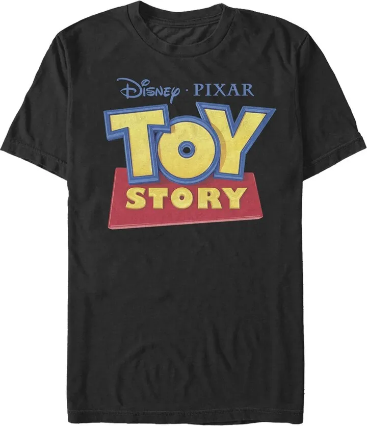 Men's Toy Story Classic Logo T-Shirt - Black - 2X Large