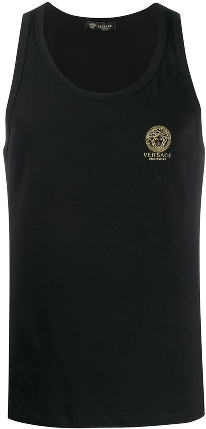 Medusa print tank top