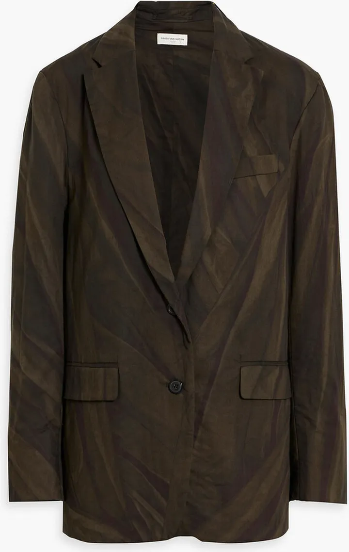 Bilbana printed cotton blazer
