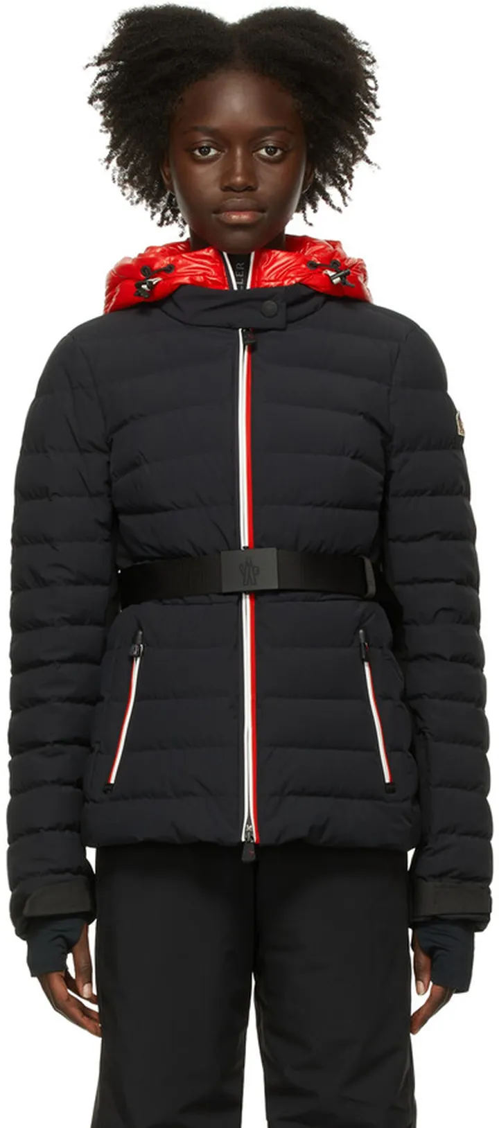 Moncler Grenoble Black Down Bruche Puffer Jacket