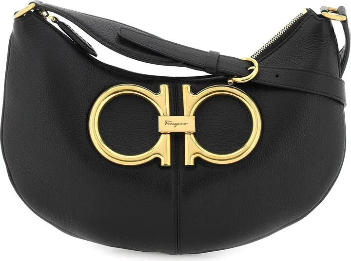 Maxi Gancio Medium Shoulder Bag